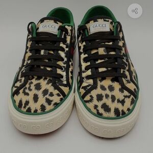 Gucci Leopard Print Sneakers
